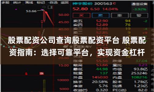 股票配資公司查詢股票配資平臺 股票配資指南：選擇可靠平臺，實現資金杠桿